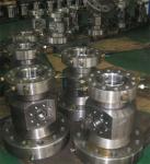 oil wellhead double studded adapter flange 7-1/16" 3000 psi x 9" 2000 psi