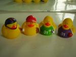 5.0L*4.6W*4.9H Cm Yellow Mini Rubber Ducks Baby Shower Toys Sort For Duckies