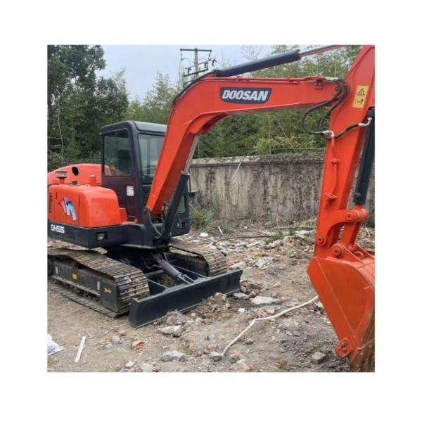 original paint used mini digger doosan55/second hand doosan55 cheap price on