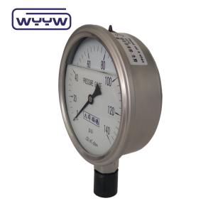 Quality 100mm Industrial Liquid Filled Pressure Gauge with Acrylic Window and Easy Installation wholesale