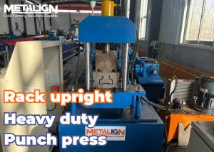 Quality Size Auto Change Rack Upright Roll Forming Machine 15m/Min 80mm Shaft Diameter wholesale