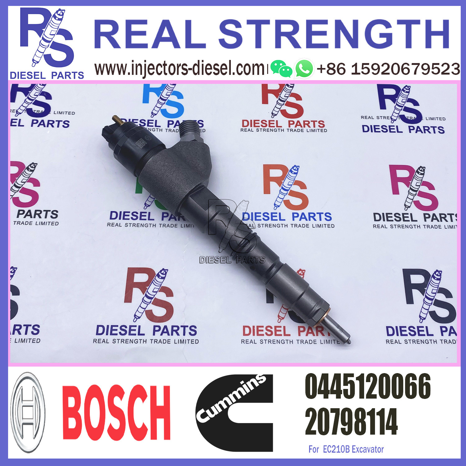 High quality diesel nozzle assembly pump injector 0445 120 342 0445120342 0445120297 for common rail system