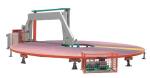 Circle Horizontal Sponge Cutting Machine For Flixible PU , Quadrate Foam Cutting