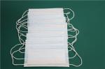 White Disposable Protective hydrating face mask Supplies 3 ply FDA CE certificat