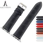ALK iWatch band Genuine Leather Bracelet Belt For Apple Watch band 38 40 42 44mm