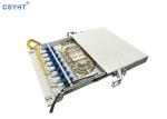 96FO 19 Inch Fiber Optic Patch Panel ABS Plastic Slidable