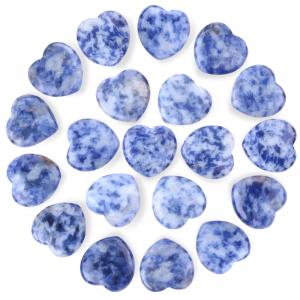 Quality Glossy 0.8 Inch Heart Shaped Healing Crystals Release Pressure wholesale