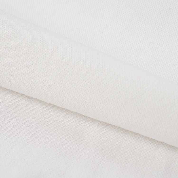 Breathable Pique Lycra Cotton Fabric , 190gsm Y-81091 Solid Dyed Fabric