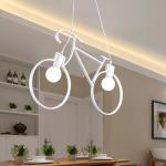 Industrial Pendant Lights Vintage Iron Bicycle Hanglamp For Bar Decor E27 Loft