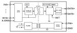 16 channels 4-20mA to RS485/232 Modbus Converters DIN35 blue signal acquisition