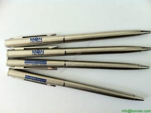 Quality stainless steel ink pen,promotional steel pen with logo printed wholesale