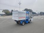 Four Wheel Side Hanging Bucket Truck Sanitation Electric Trash Collection Truck