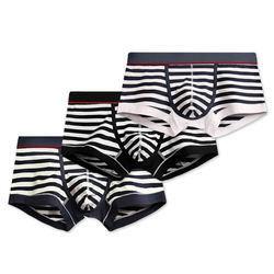Quality Striped Cotton Men Underwear Cotton Anti Bacterial Men Sexy Underwear wholesale