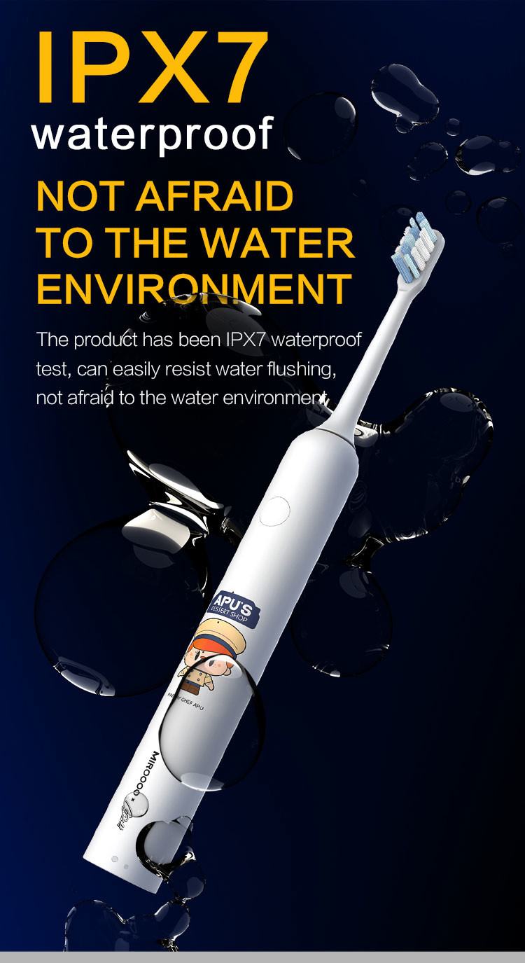 Vibrating Sonic Power Toothbrush Rechargeable Magnetic Adsorption USB Charging