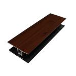 Wood Finished Kitchen Cabinet Profiles , Industrial Aluminum Extrusion Framing