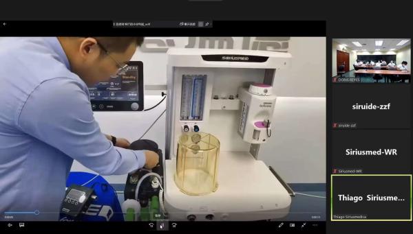 Pneumatic Anesthesia Gas Machine with Built in battery backup 3 hours