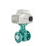 Anti Corrosion Fluorine Electric Ball Valve Dn15 - Dn250 Electric Motorized Ball