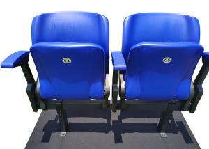 Quality Plastic Seat 460mm Width Foldable Stadium Chair For Indoors Circus Venue wholesale