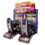 Outrun 2 Players Driving Simulator Arcade Machine , 250W Commercial Video Game