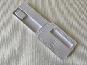 Quality 0.7mm Biodegradable Compostable Packaging Debossed Foldable Molded Pulp Tray wholesale