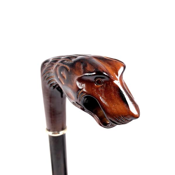 Wooden amnial shape umbrella handle Design umbrella black Swan Wooden umbrella