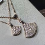 DIVA brand jewelry gold necklace 18kt gold with white gold or yellow gold or