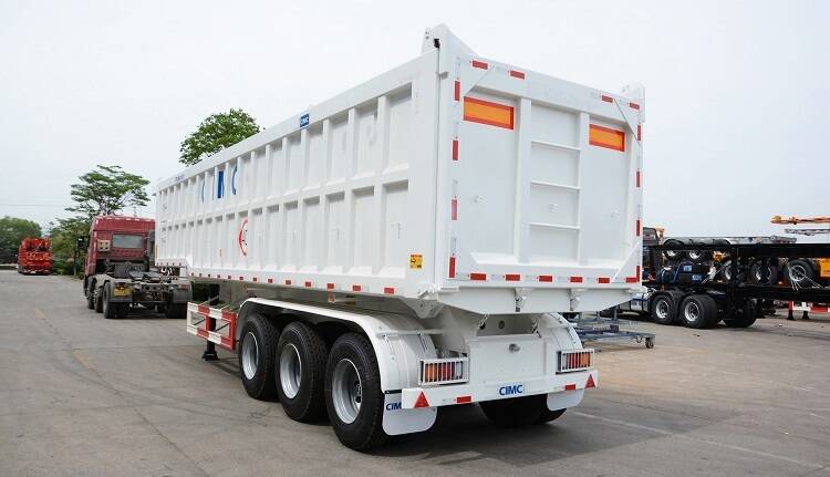 CIMC Semi Tipper Trailer 3 Axle Tractor Trailer Tipper for Sale