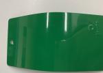 Thermosetting Green Glossy Polyester Powder Coating , Flat Smooth Powder Paint