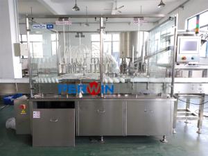 Quality Perwin 10ml Round Plastic Bottles Liquid Filling And Cappign Machine wholesale