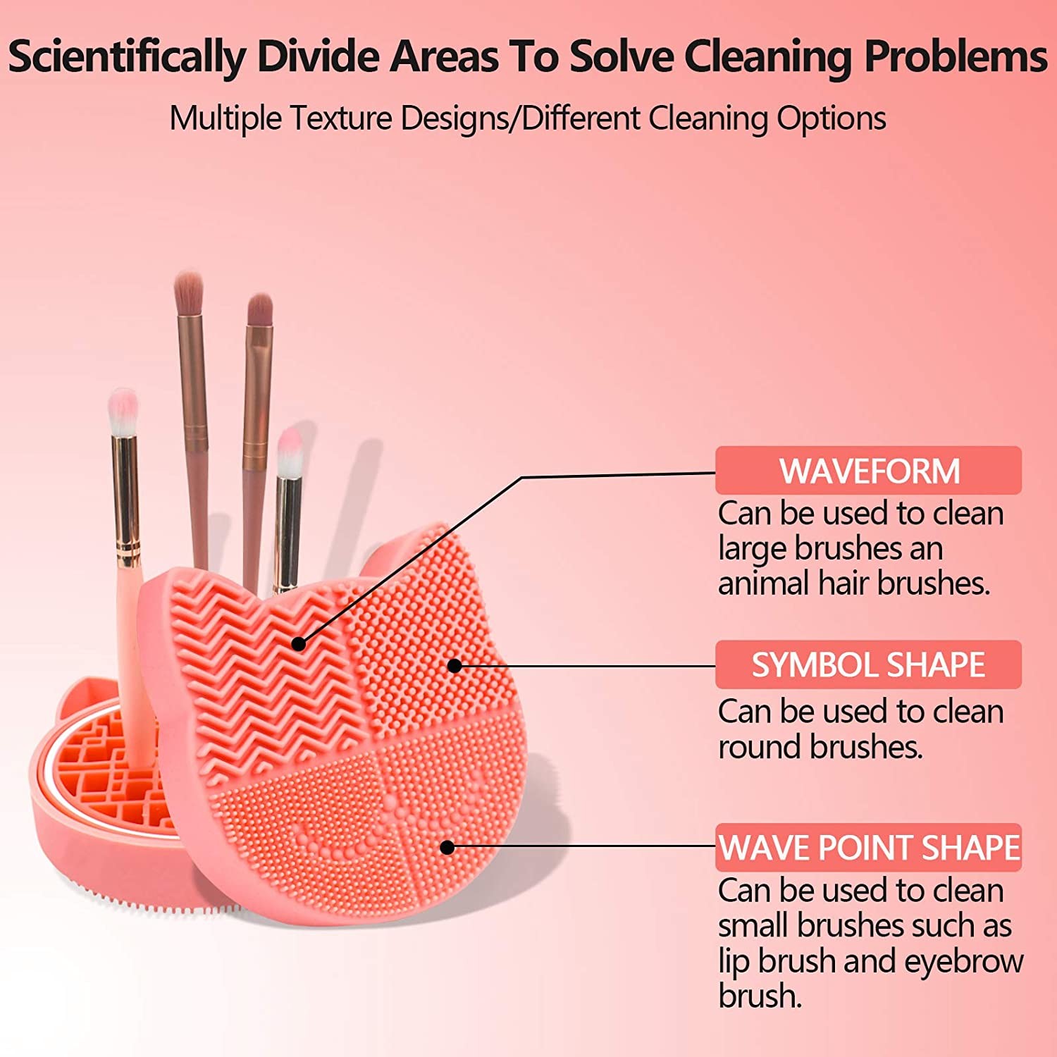 12*12*5cm Silicone Makeup Brush Cleaner Mat Beauty Cosmetic Personal Care
