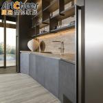 Modern Melamine Wood Doors rta kitchen cabinet Custom Islands and Countertop