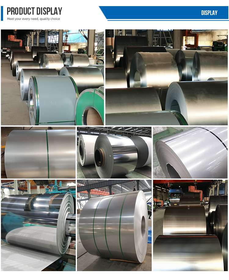 201 304 316L 409 410 430 301 310 Stainless Steel Strip Coil Cold Rolled AiSi Standard