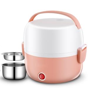 Quality Two Layers Electric Cooker Box 250W Pink Rice Cooker Custom Stainless Steel wholesale