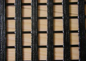 Quality Warp Knitting Geogrid for Lower Elongation , High Tensile Geogrid wholesale