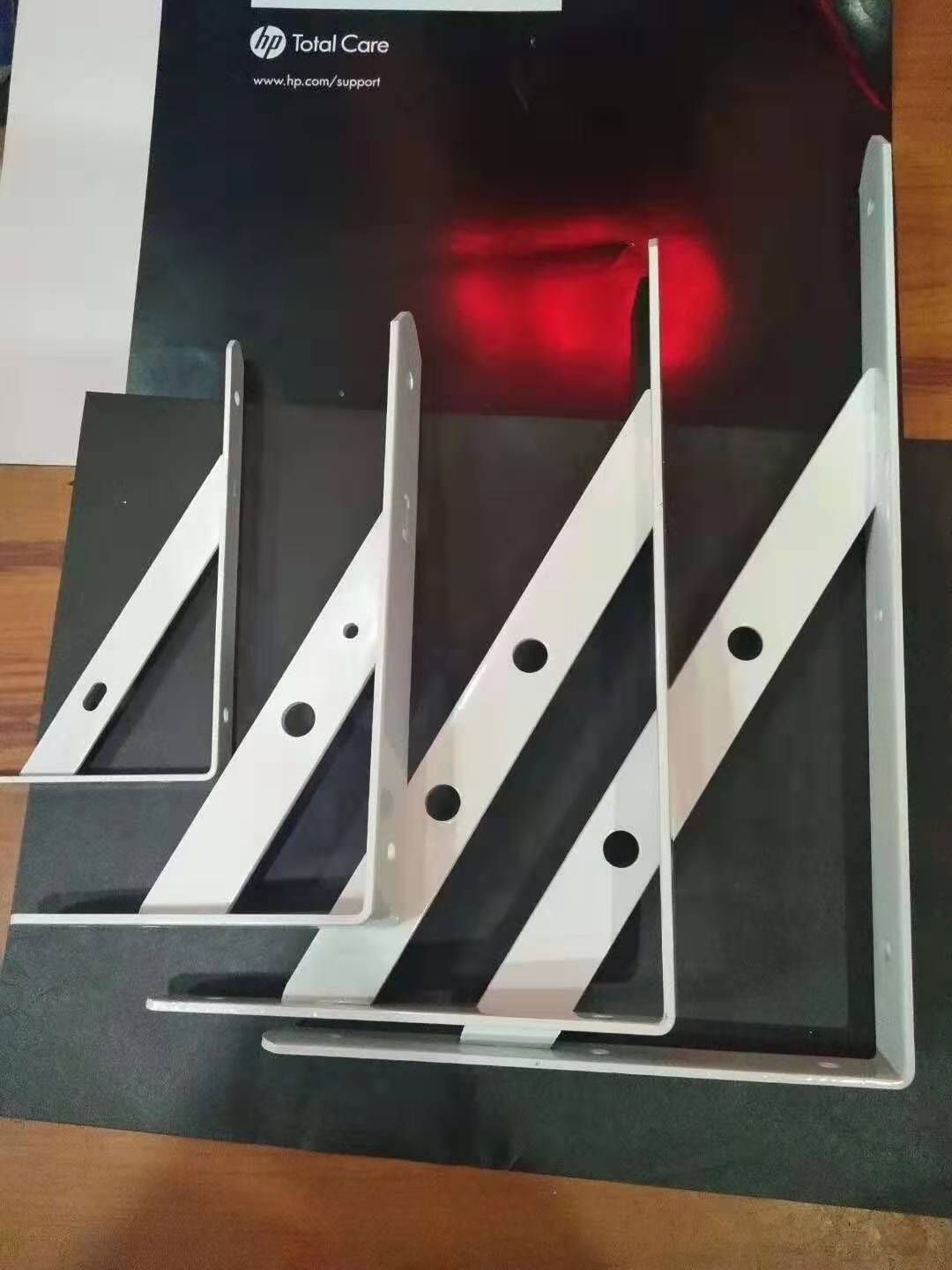 Powder Coated Heavy Duty Shelf L Brackets Shelf Support Corner Brace Joint Right Angle Bracket
