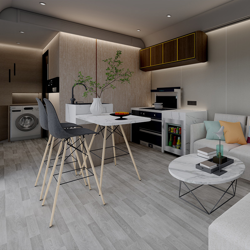 Customizable Space Capsule House Expand and Contract to Meet Your Needs