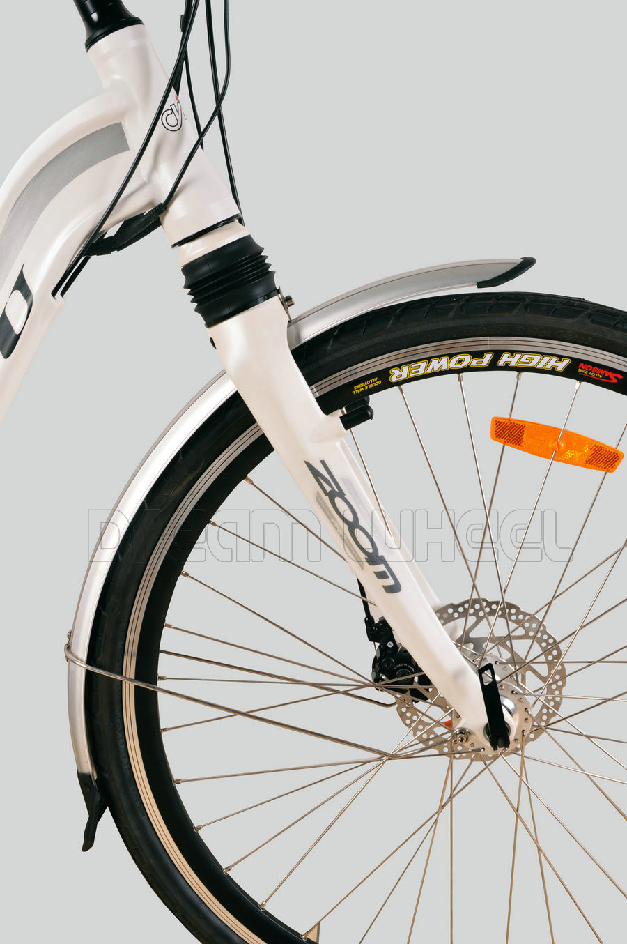 Mid Motor Ladies 28km/H Electric Urban Bike 36V 350W
