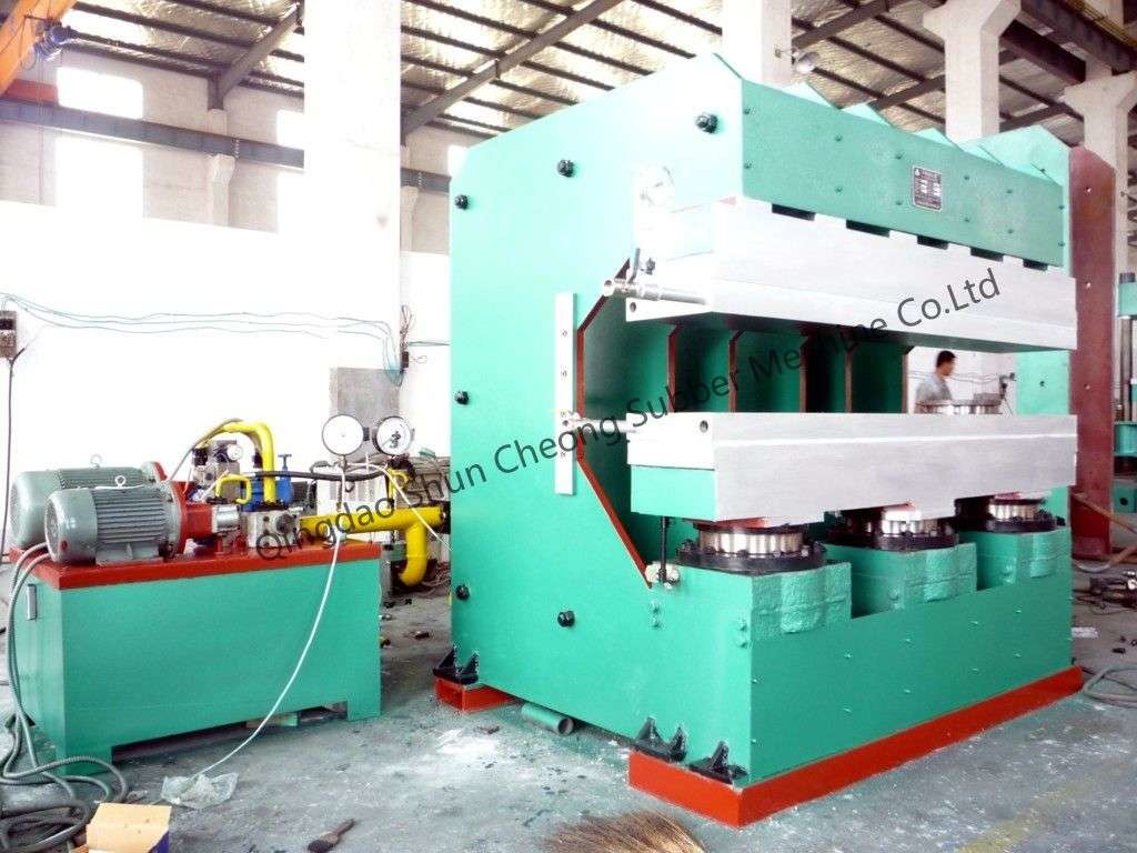 Hot Press Plate Tire Tread Vulcanizing Machine / Rubber Processing Machine