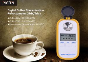 Quality 0-30% Brix Pocket Digital Refractometer TDS 10-100 Degrees Ambient Temperature wholesale