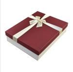 100% Recycled Material Paper Hi Wall Gift Boxes Rigid Lid Folding Packaging