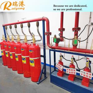 Quality Automatic FM200 Fire Extinguishing System With 70 Liter Steel Piping For Commercial Buildings wholesale