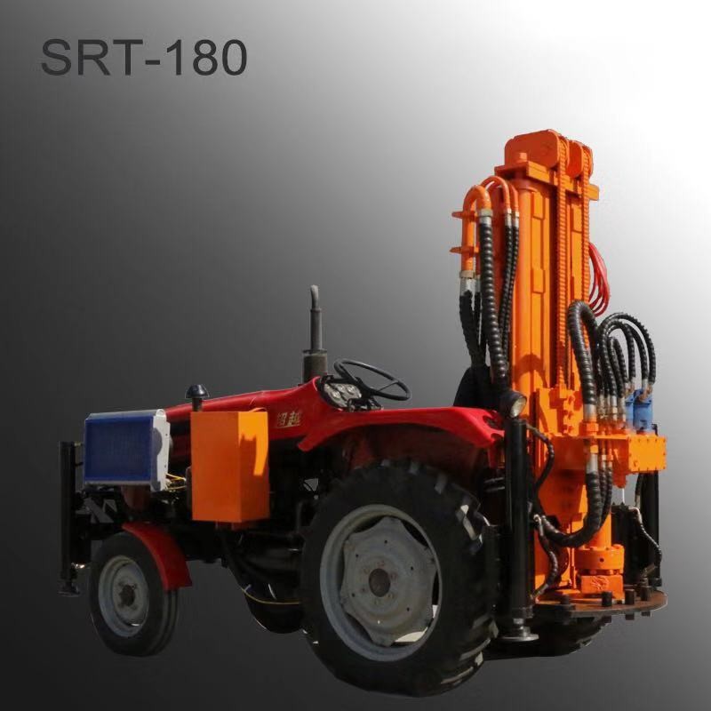 100m 120m 150m wheel tracto WATER WELL DRILLING RIG shallow water well drilling equipment trailer mounted drilling