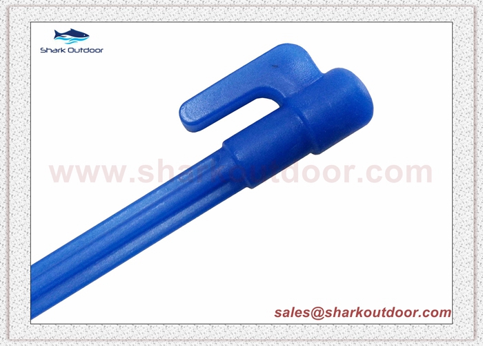 Hot selling lightweight plastic tent peg for outdoor camping 6 in.