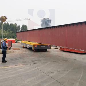 Quality Heavy Duty Trackless Transfer Cart 50 Tons Electric Transfer Trolley wholesale