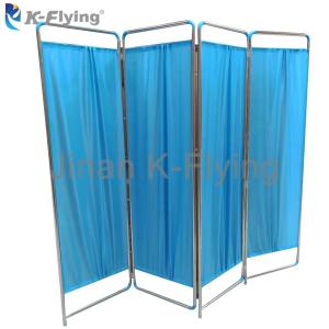 Quality Stainless Steel Hospital Tools And Equipments 4 Fold Hospital Ward Screen wholesale