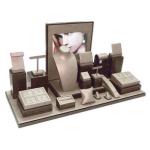 Chocolate Jewelry Display Stands 24 Piece Showing Set With Promotion Photo