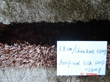 Persian Muslim Stype Design Polyester Mixed Shaggy Carpet Handtufted Shaggy Rug