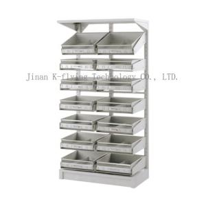 Quality H198cm Stainless Steel Medical Cabinet Adjustable Rack wholesale
