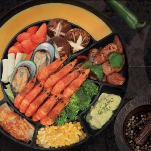 Quality seafood Shrimp Pot Flaming House Restaurant &amp; Bar Shrimp Pots For Sale wholesale