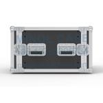 8U Rack Plywood Flight Case With Aluminum Frame